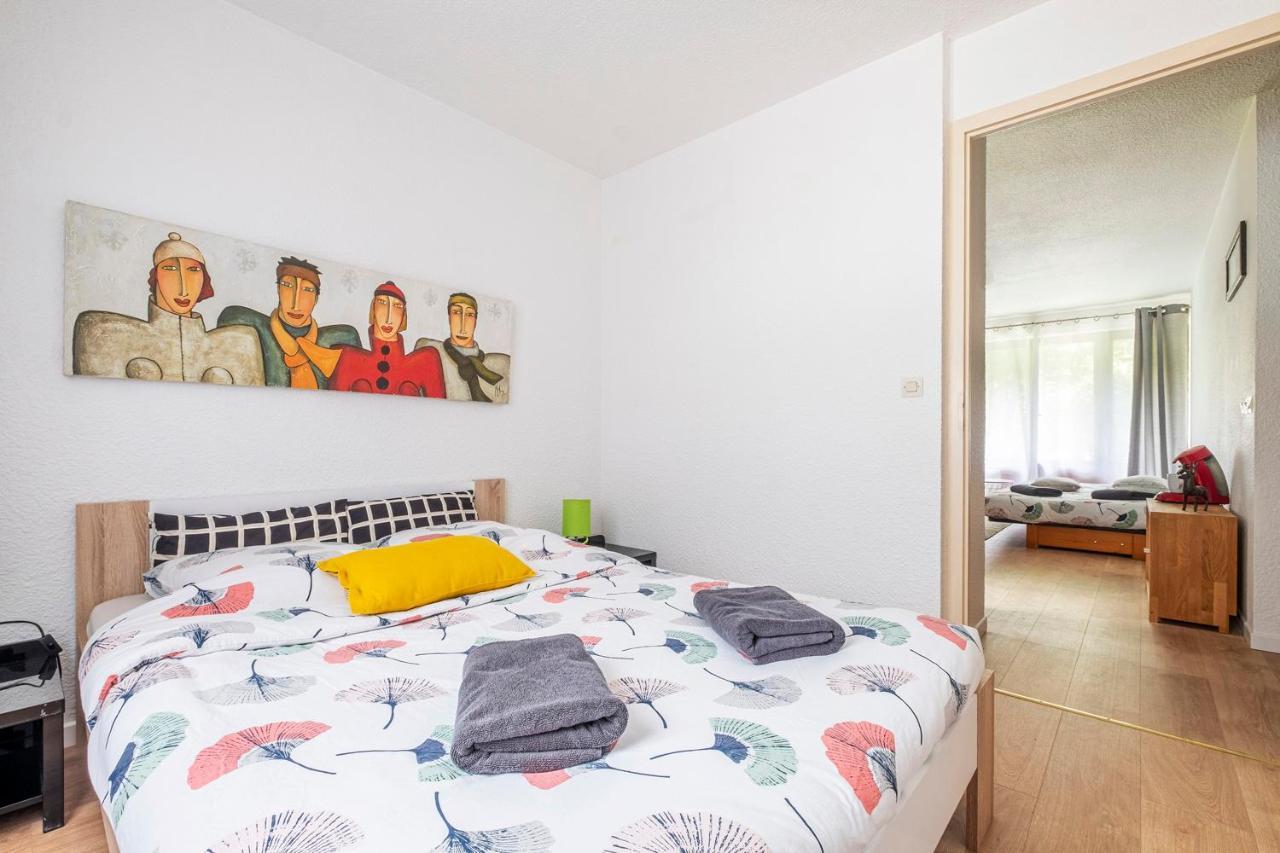 Sapi Happy Sunny Flat With A Garden Apartment Chamonix Luaran gambar