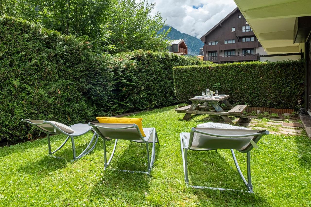 Sapi Happy Sunny Flat With A Garden Apartment Chamonix Luaran gambar
